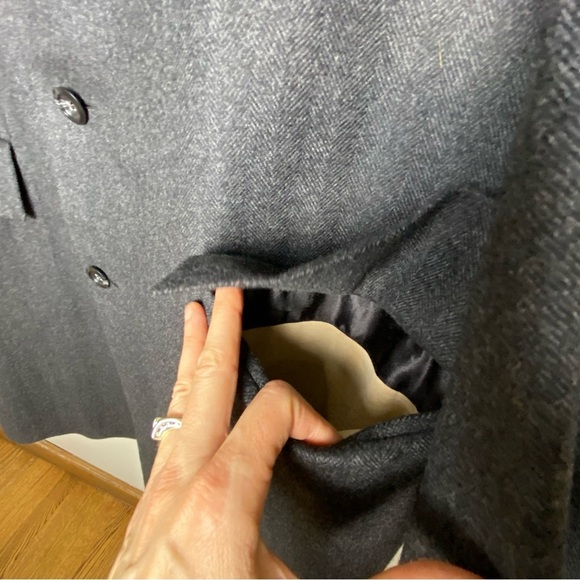 Men's 1960's Lytton's Threadneedle Street Mens Overcoat Jacket - Picture 14 of 15